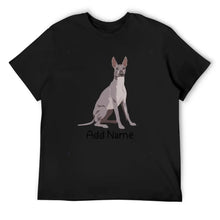 Load image into Gallery viewer, Personalized Dog Dad Cotton T Shirts-Personalized Dog Gifts-Apparel, Dog Dad Gifts, Dogs, Shirt, T Shirt-Men&#39;s Cotton T Shirt-Black-Medium-9