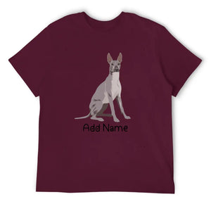 Personalized Dog Dad Cotton T Shirts-Personalized Dog Gifts-Apparel, Dog Dad Gifts, Dogs, Shirt, T Shirt-Men's Cotton T Shirt-Maroon-Large - Loose Fit-15