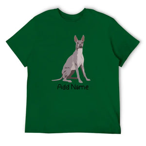 Personalized Dog Dad Cotton T Shirts-Personalized Dog Gifts-Apparel, Dog Dad Gifts, Dogs, Shirt, T Shirt-Men's Cotton T Shirt-Green-Medium-16