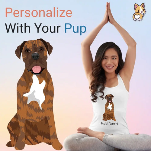 Personalized Mastiff Mom Yoga Tank Top-Shirts & Tops-Apparel, Dog Mom Gifts, English Mastiff, Shirt, T Shirt-1