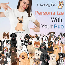 Load image into Gallery viewer, Ultimate Personalized Dog Mom T Shirt for Women-Personalized Dog Gifts-Apparel, Dog Mom Gifts, Shirt, T Shirt-1