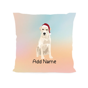 Personalized Yellow Labrador Soft Plush Pillowcase