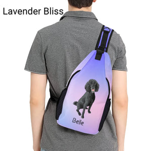 Personalized Chocolate Labrador Unisex Sling Bag Backpack-Accessories-Chocolate Labrador, Labrador-10