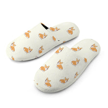 Load image into Gallery viewer, Corgi Slippers for Women - Adorable Corgi Love - Flannel-Accessories,Corgi,Dog Mom Gifts,Slippers-11