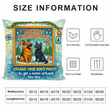 Load image into Gallery viewer, Personalized Ibizian Hound Christmas Pillowcase - Upload Photo-Customizer-Christmas,Dog Mom Gifts,Home Decor,Ibizian Hound,Personalize Artwork,Pillows-4
