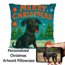 Load image into Gallery viewer, Great-Dane-Christmas-Pillowcase Medium