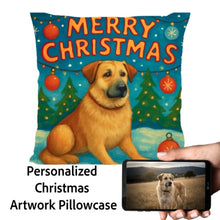 Load image into Gallery viewer, Anatolian-Shepherd-Christmas-Pillowcase