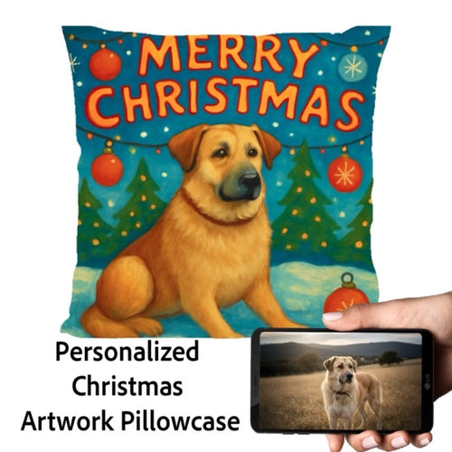 Anatolian-Shepherd-Christmas-Pillowcase