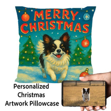 Load image into Gallery viewer, Japanese-Chin-Christmas-Pillowcase