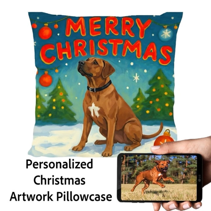 Ridgeback-Christmas-Pillowcase