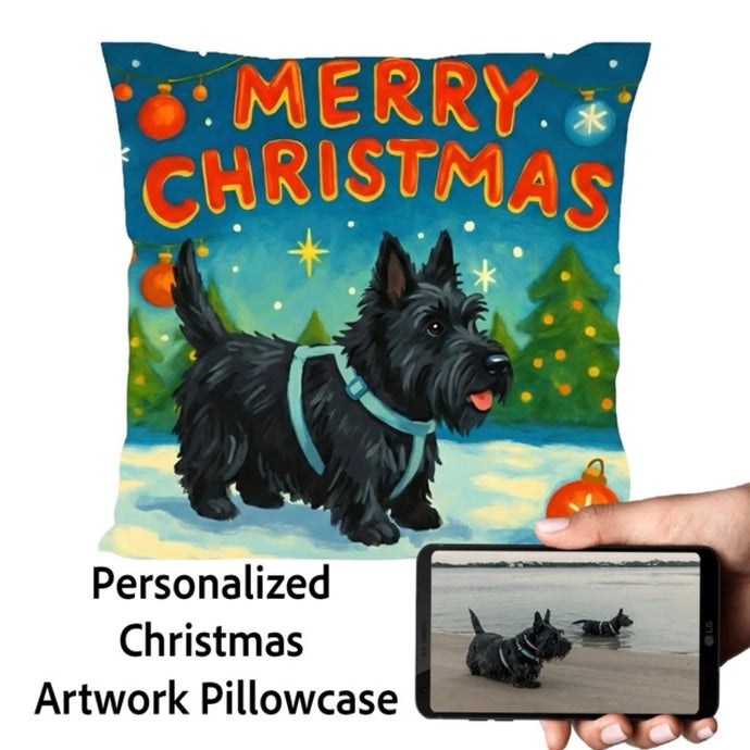 Scottie-Dog-Christmas-Pillowcase