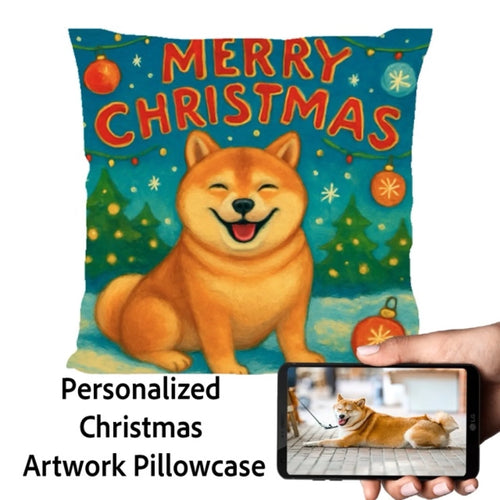 Shiba-Inu-Christmas-Pillowcase