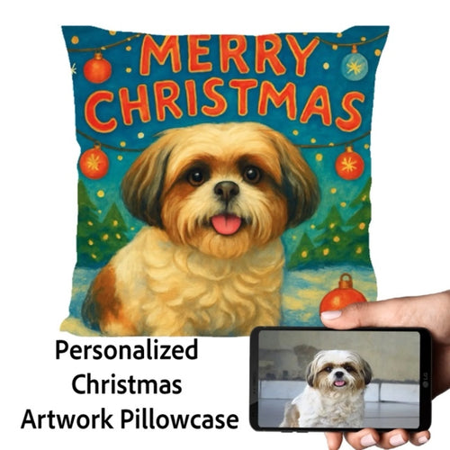 Shih-Tzu-Christmas-Pillowcase