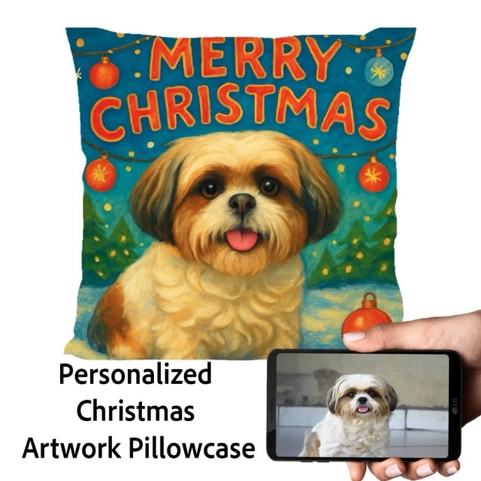 Shih-Tzu-Christmas-Pillowcase