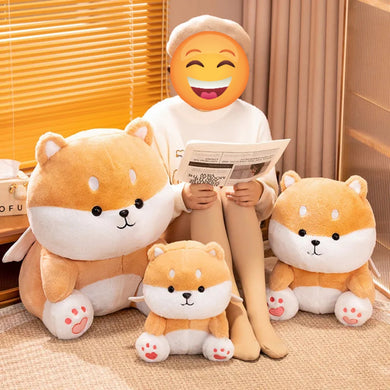 Angel Wing Kawaii Shiba Inu Stuffed Animal Plush Toys-Stuffed Animals-Shiba Inu, Stuffed Animal-1