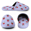 Sleepy French Bulldog Love Women's Cotton Mop Slippers