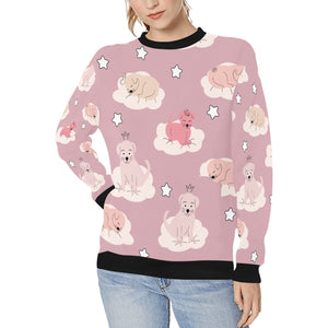 Sweet Dreams Labrador Love Women's Sweatshirt - 4 Colors-Apparel-Apparel, Black Labrador, Chocolate Labrador, Labrador, Sweatshirt-Pink-S-3