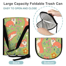 Load image into Gallery viewer, Flower Garden Corgi Love Multipurpose Car Storage Bag - 4 Colors-Car Accessories-Bags, Car Accessories, Corgi-4