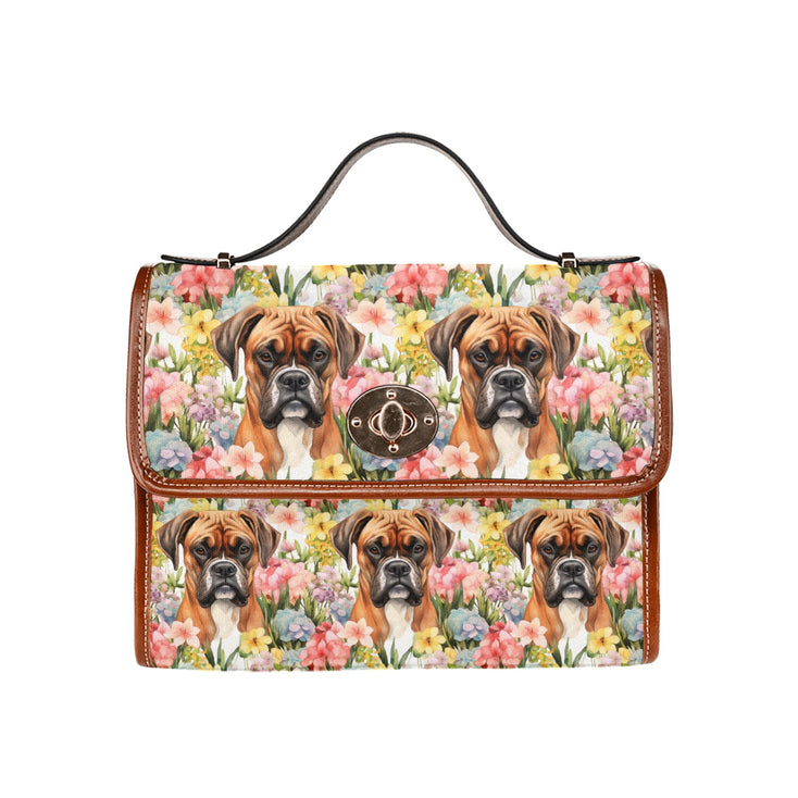 Botanical Beauty Boxer Satchel Bag Purse-Accessories-Accessories, Bags, Boxer, Purse-One Size-7