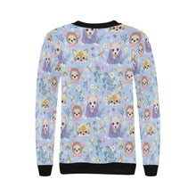 Load image into Gallery viewer, Magic Flower Garden Chihuahuas Women&#39;s Sweatshirt - 4 Colors-Apparel-Apparel, Chihuahua, Sweatshirt-9