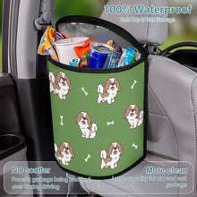 Load image into Gallery viewer, Smiling Shih Tzu Love Multipurpose Car Storage Bag - 4 Colors-Car Accessories-Bags, Car Accessories, Shih Tzu-18