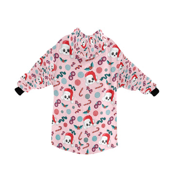 Merry Christmas Bichon Frise Blanket Hoodie for Women - 4 Colors-Blanket-Apparel, Bichon Frise, Blanket Hoodie, Blankets-14