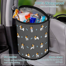 Load image into Gallery viewer, Playful Beagle Love Multipurpose Car Storage Bag - 4 Colors-Car Accessories-Bags, Beagle, Car Accessories-Dark Grey-1