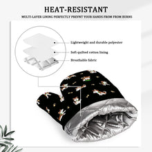 Load image into Gallery viewer, Playful Red Husky Adventures Oven Mitts and Pot Holder Set-Kitchen Decor-Accessories,Dog Mom Gifts,Siberian Husky-12