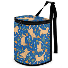 Load image into Gallery viewer, Flower Garden Golden Retrievers Multipurpose Car Storage Bag - 4 Colors-Car Accessories-Bags, Car Accessories, Golden Retriever-Blue-11