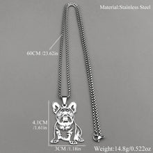 Load image into Gallery viewer, Adorable French Bulldog Gold Pendant Necklace – Cute Gift-5