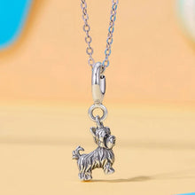 Load image into Gallery viewer, Adorable Yorkshire Terrier Silver Charm – Cute Bracelet DIY-10