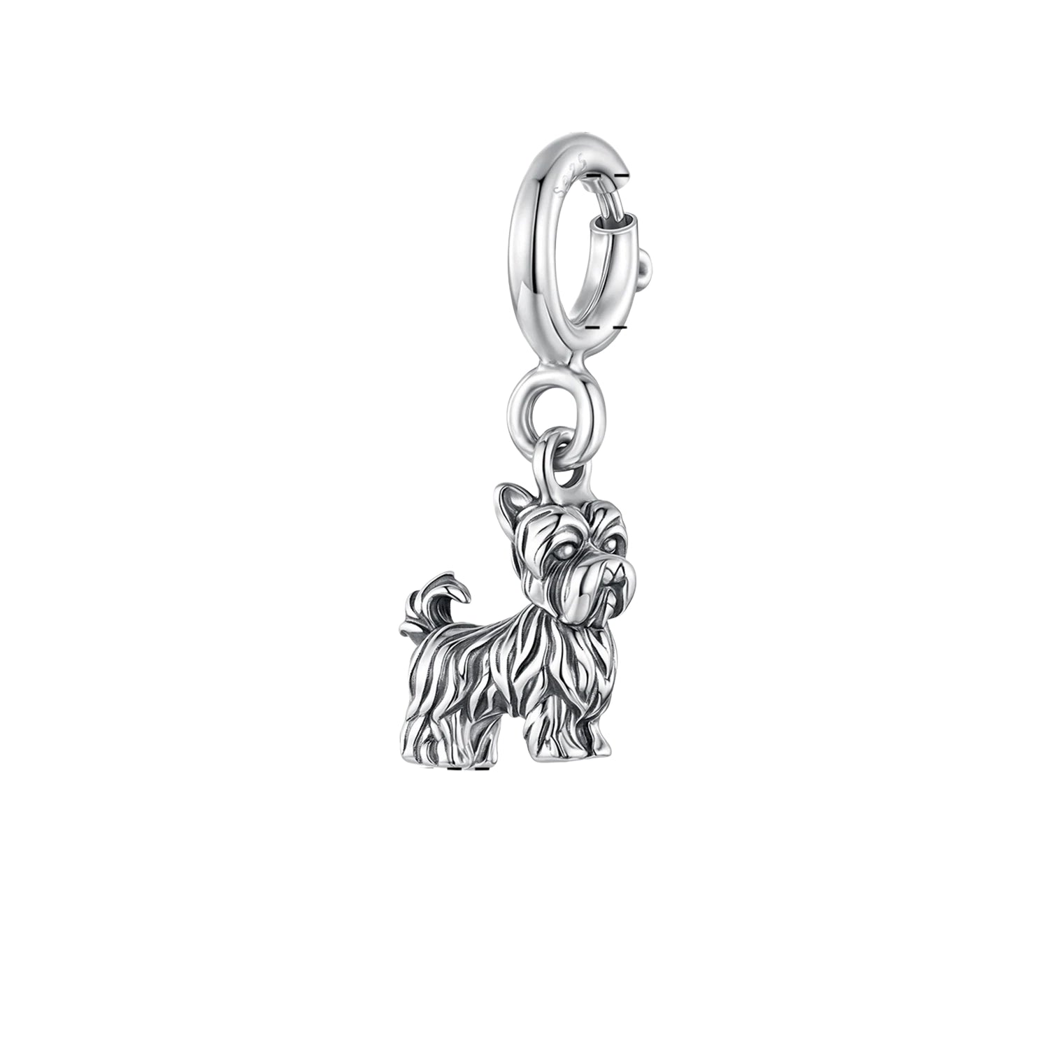 Adorable Yorkshire Terrier Silver Charm Cute Bracelet DIY 5836fa71