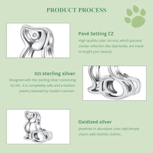 Load image into Gallery viewer, Always Yours Vizsla Love Sterling Silver Charm Bead