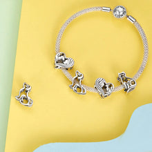 Load image into Gallery viewer, Always Yours Vizsla Love Sterling Silver Charm Bead