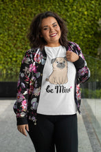 Load image into Gallery viewer, Be Mine Pug Women&#39;s Cotton T-Shirts - 5 Colors-Apparel-Apparel, Pug, Shirt, T Shirt-2