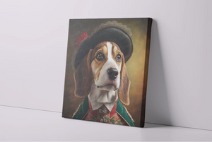 Canine Aristocrat Beagle Wall Art Poster-Art-Beagle, Dog Art, Home Decor, Poster-4