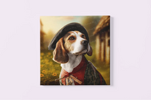 Load image into Gallery viewer, Elizabethan Fantasy Beagle Wall Art Poster-Art-Beagle, Dog Art, Home Decor, Poster-3