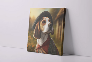 Elizabethan Fantasy Beagle Wall Art Poster-Art-Beagle, Dog Art, Home Decor, Poster-4