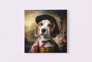 English Nobility Beagle Wall Art Poster-Art-Beagle, Dog Art, Home Decor, Poster-3