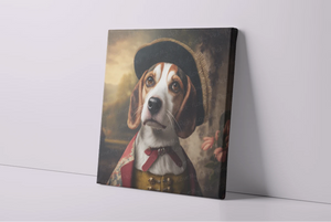 English Nobility Beagle Wall Art Poster-Art-Beagle, Dog Art, Home Decor, Poster-4