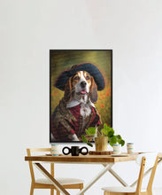 Load image into Gallery viewer, Renaissance Reverie Beagle Wall Art Poster-Art-Beagle, Dog Art, Dog Dad Gifts, Dog Mom Gifts, Home Decor, Poster-2