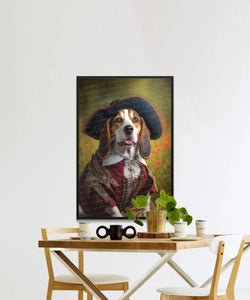 Renaissance Reverie Beagle Wall Art Poster-Art-Beagle, Dog Art, Dog Dad Gifts, Dog Mom Gifts, Home Decor, Poster-2