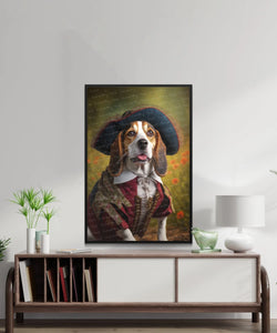 Renaissance Reverie Beagle Wall Art Poster-Art-Beagle, Dog Art, Dog Dad Gifts, Dog Mom Gifts, Home Decor, Poster-3