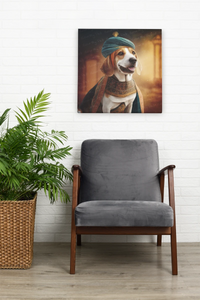 Whimsical Canine Maharaja Beagle Wall Art Poster-Art-Beagle, Dog Art, Home Decor, Poster-8