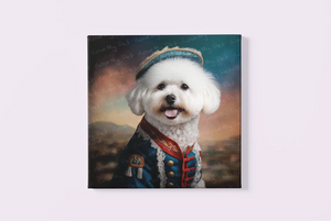 Aristocratic Cutie Bichon Frise Wall Art Poster-Art-Bichon Frise, Dog Art, Home Decor, Poster-3