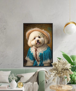 French Nobility Bichon Frise Wall Art Poster-Art-Bichon Frise, Dog Art, Dog Dad Gifts, Dog Mom Gifts, Home Decor, Poster-5