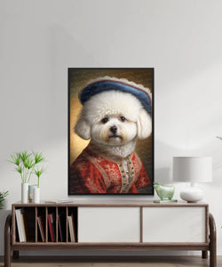 Original Royalty Bichon Frise Wall Art Poster-Art-Bichon Frise, Dog Art, Dog Dad Gifts, Dog Mom Gifts, Home Decor, Poster-3