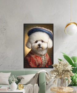 Original Royalty Bichon Frise Wall Art Poster-Art-Bichon Frise, Dog Art, Dog Dad Gifts, Dog Mom Gifts, Home Decor, Poster-5