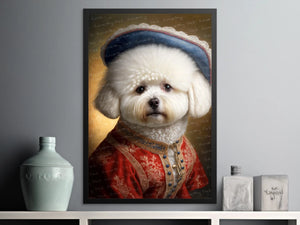 Original Royalty Bichon Frise Wall Art Poster-Art-Bichon Frise, Dog Art, Dog Dad Gifts, Dog Mom Gifts, Home Decor, Poster-6