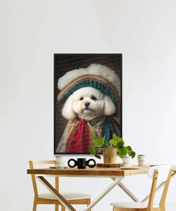 Renaissance Splendor Bichon Frise Wall Art Poster-Art-Bichon Frise, Dog Art, Dog Dad Gifts, Dog Mom Gifts, Home Decor, Poster-2